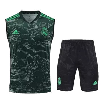 Real Madrid Jerseys Sleeveless Training Kit 2022/23 Green - gogoalshop