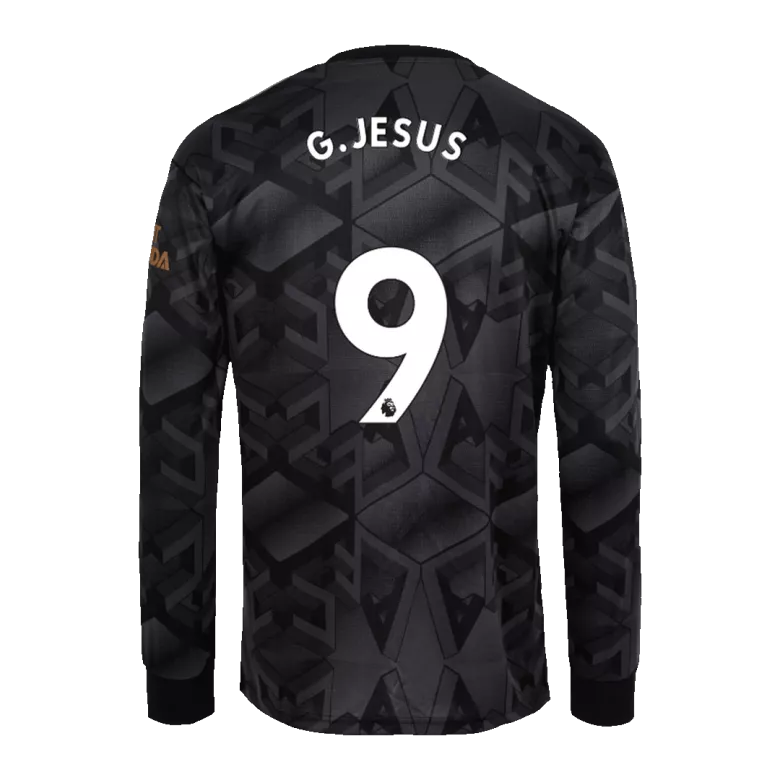 G.JESUS #9 Arsenal Away Long Sleeve Soccer Jersey 2022/23 - gogoalshop