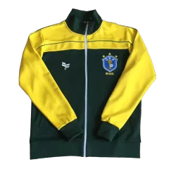 Vintage Brazil Track Jacket 1982 - Green&Yellow - gogoalshop