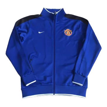 Vintage Manchester United Track Jacket 2010 - Blue - gogoalshop