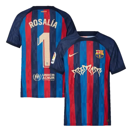 ROSALÍA #1 Barcelona Authentic Jersey 2022/23 Motomami Limited Edition - gogoalshop