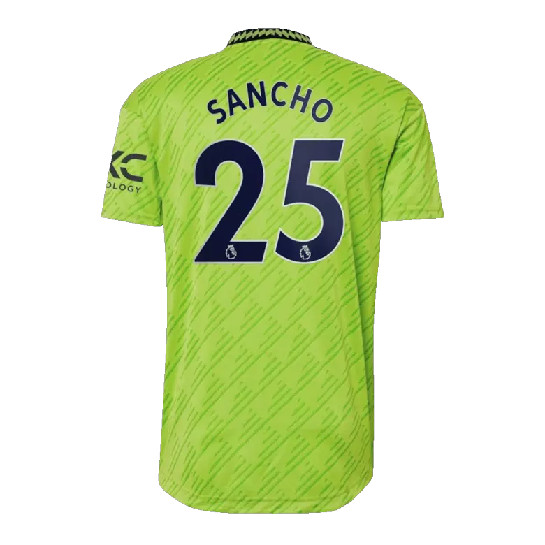 SANCHO #25 Manchester United Third Away Authentic Jersey 2022/23 - gogoalshop