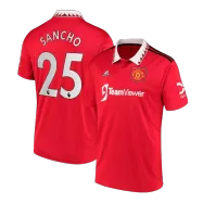SANCHO #25 Manchester United Home Jersey 2022/23 - gogoalshop