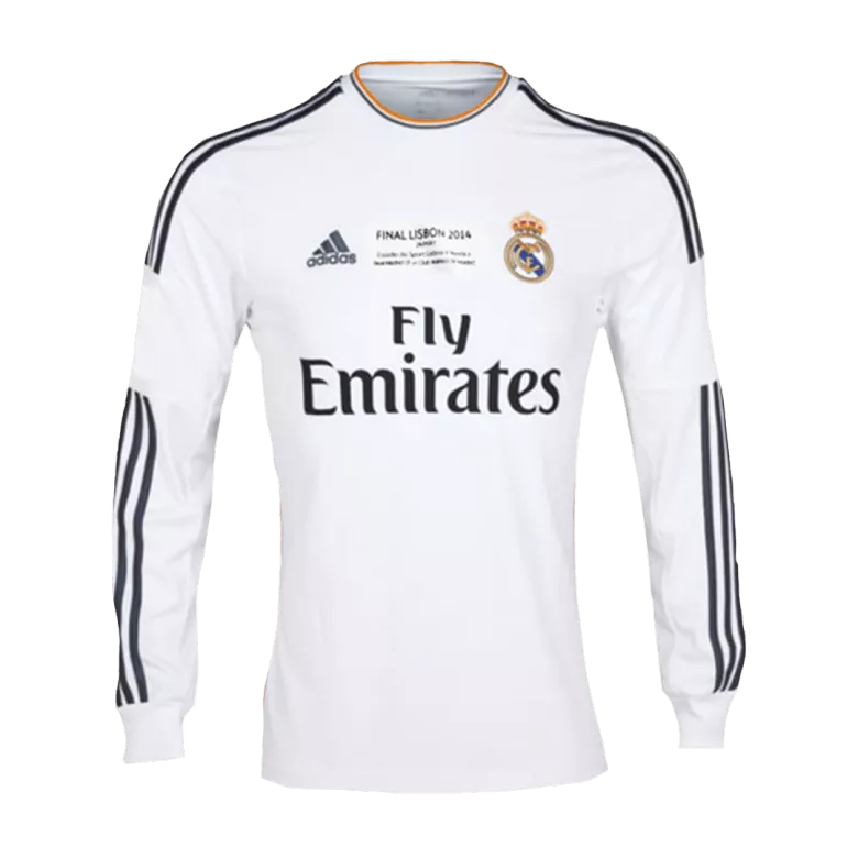 Vintage Soccer Jersey Real Madrid Home Long Sleeve 2013/14 - gogoalshop