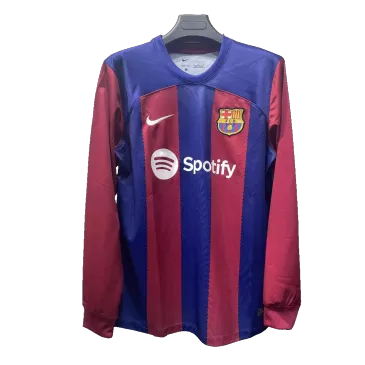 Barcelona Home Long Sleeve Soccer Jersey 2023/24 - gogoalshop