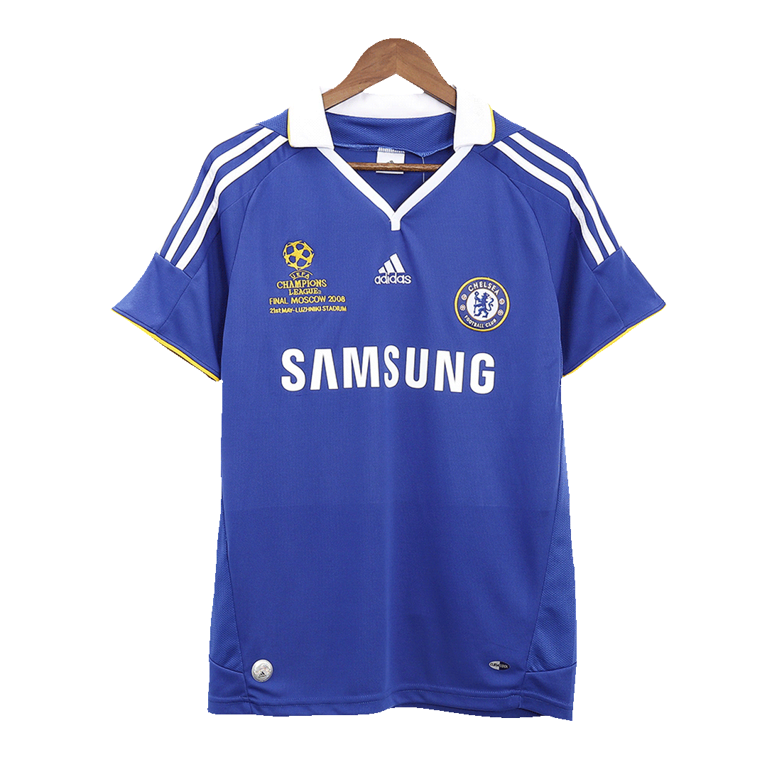 Retro Soccer Jersey Chelsea Home 2008 - UCL Final - gogoalshop
