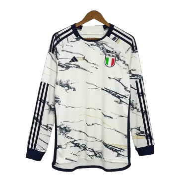 Italy Away Long Sleeve Soccer Jersey 2023/24 - gogoalshop