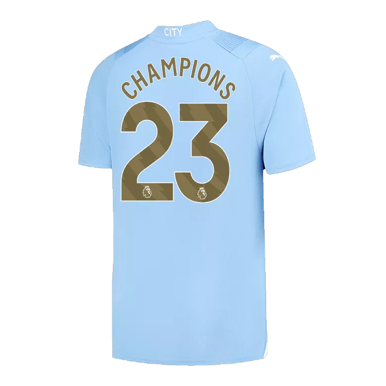 CHAMPIONS #23 Manchester City Home Jersey 2023/24 - gogoalshop