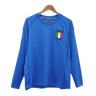 Vintage Soccer Jersey Italy Home Long Sleeve 2000 - gogoalshop