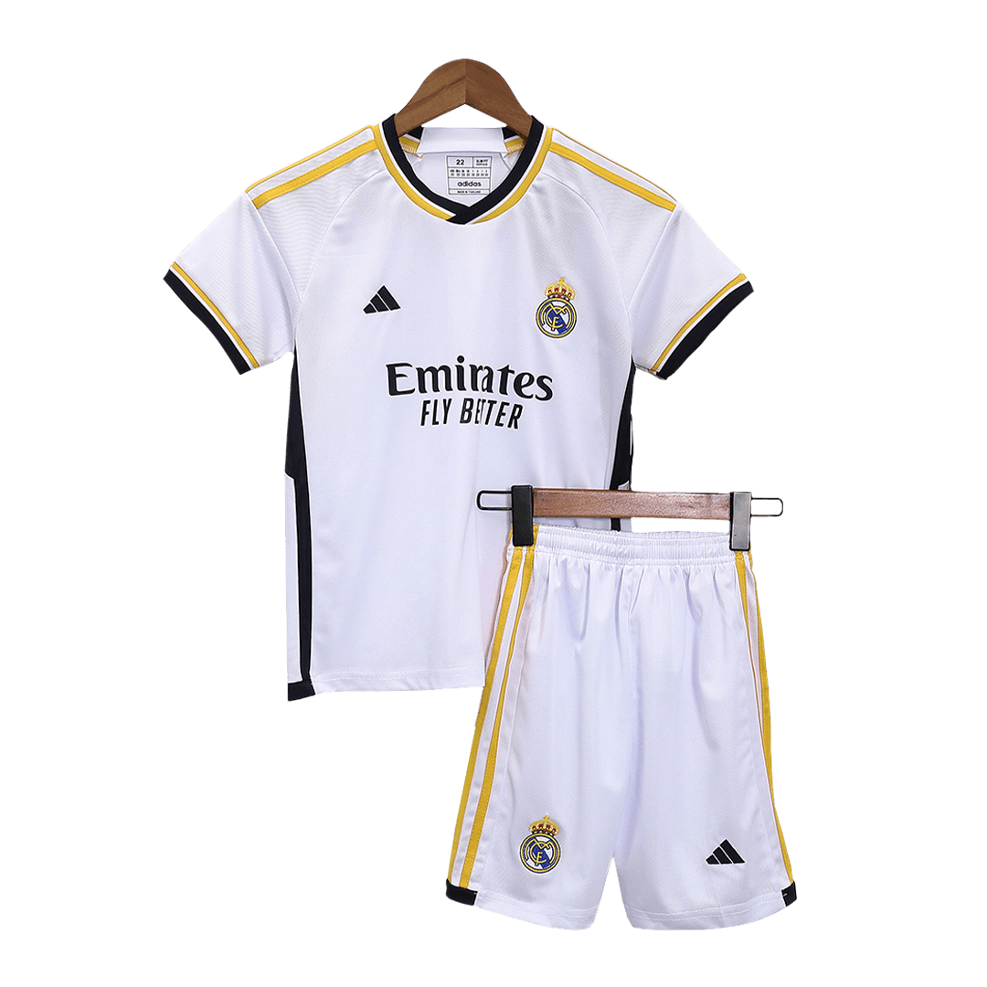 Dekbed ring robot Real Madrid Home Kids Jerseys Kit 2023/24 | Gogoalshop