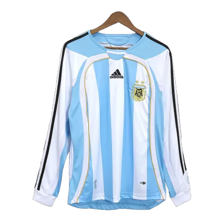 Vintage Soccer Jersey Argentina Home Long Sleeve 2006 - gogoalshop