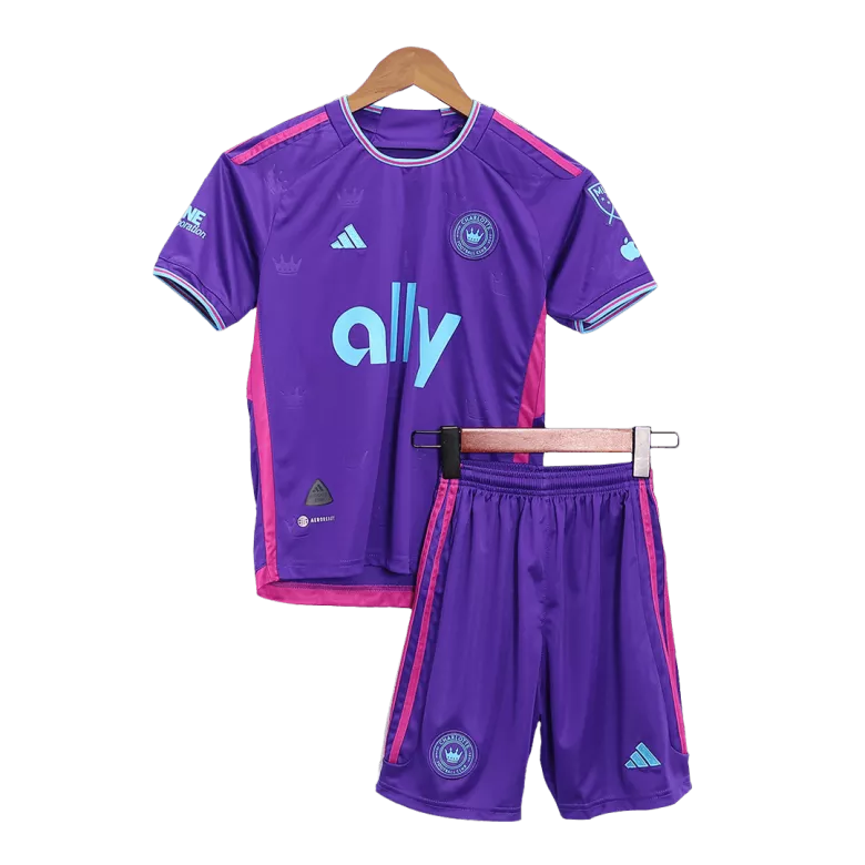 Charlotte FC Away Kids Jerseys Kit 2023 - gogoalshop
