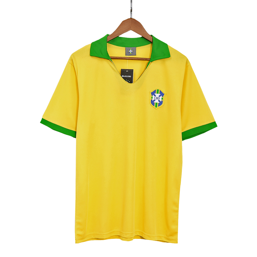 Vintage Soccer Jersey Brazil Home 1957