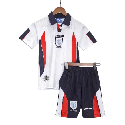 England Home Kids Soccer Jerseys Kit 1998 - gogoalshop