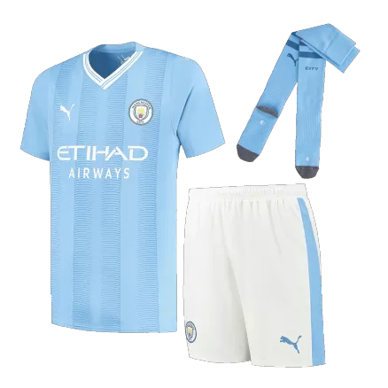 Manchester City Home Jerseys Full Kit 2023/24 - gogoalshop