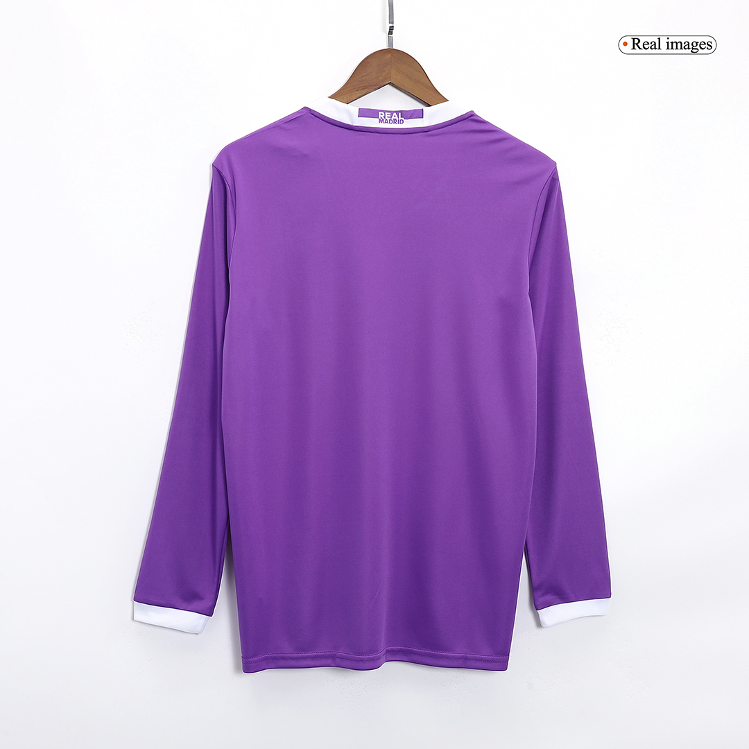 Retro Soccer Jersey Real Madrid Away Long Sleeve 2016/17 - gogoalshop