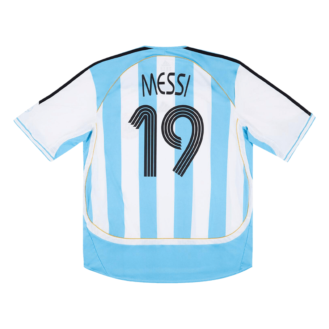 Retro Soccer Jersey MESSI #19 Argentina Home 2006 - gogoalshop