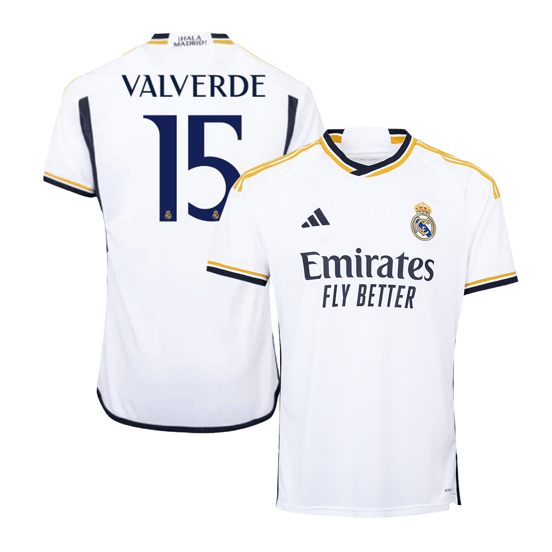 VALVERDE #15 Real Madrid Home Jersey 2023/24 | Gogoalshop