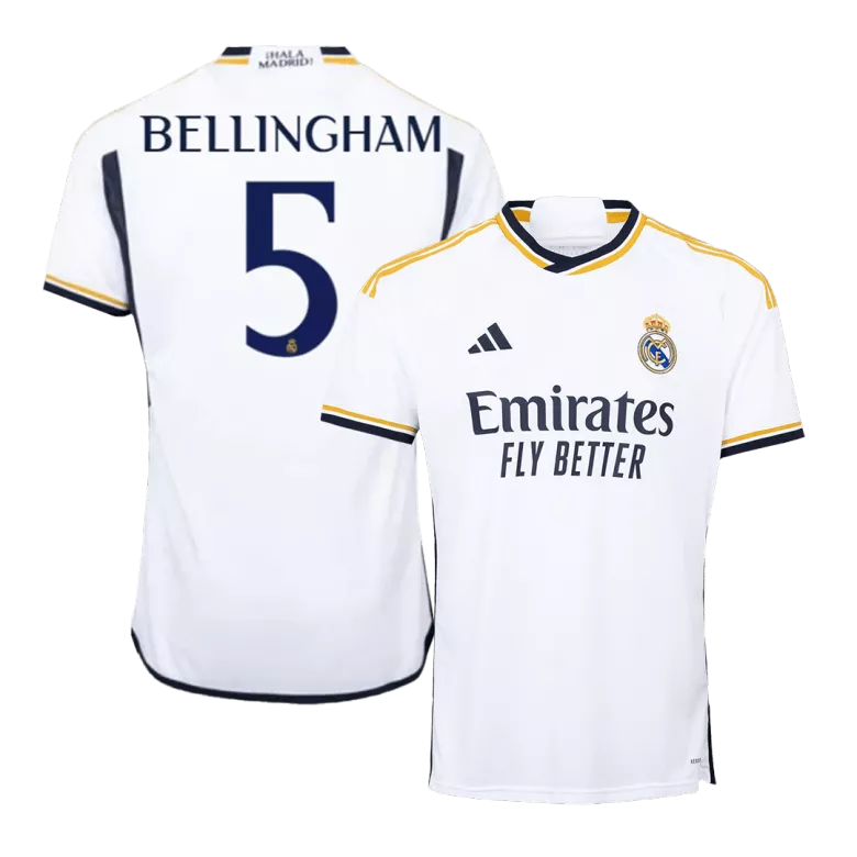 BELLINGHAM #5 Real Madrid Home Jersey 2023/24 - gogoalshop