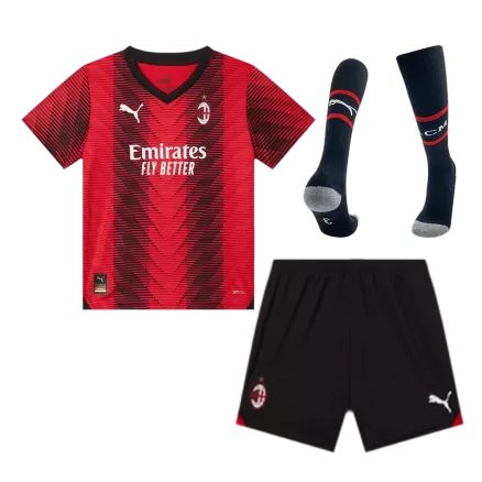 AC Milan Home Kids Jerseys Full Kit 2023/24 - gogoalshop