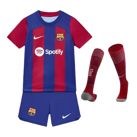 Barcelona Home Kids Jerseys Full Kit 2023/24 - gogoalshop