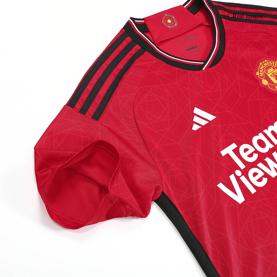 HØJLUND #11 Manchester United Home Soccer Jersey 2023/24 - gogoalshop