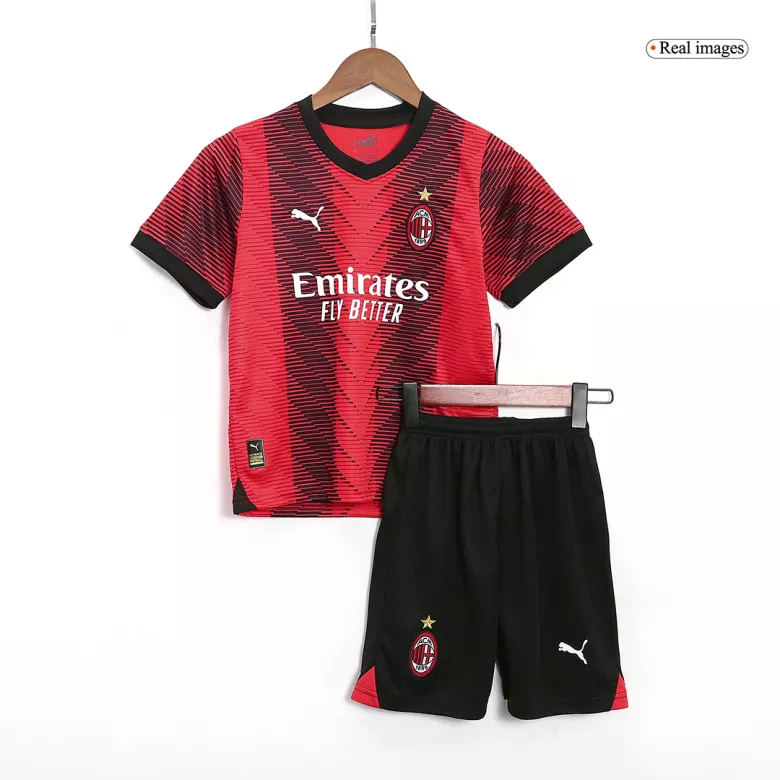 Kids AC Milan Home Soccer Jersey 2023/24 - Discount - gogoalshop