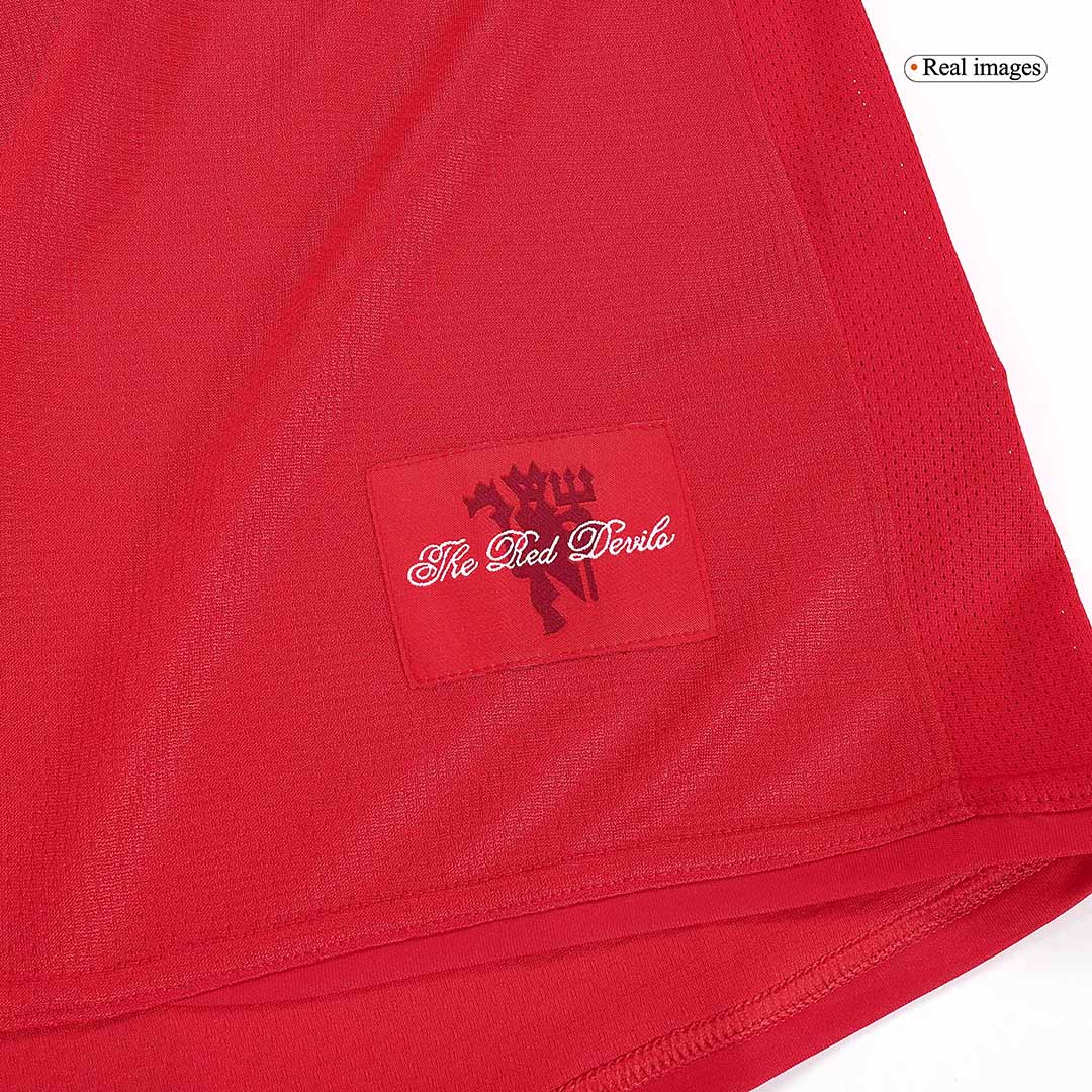 Retro Soccer Jersey Manchester United Home 2007/08 UCL - gogoalshop