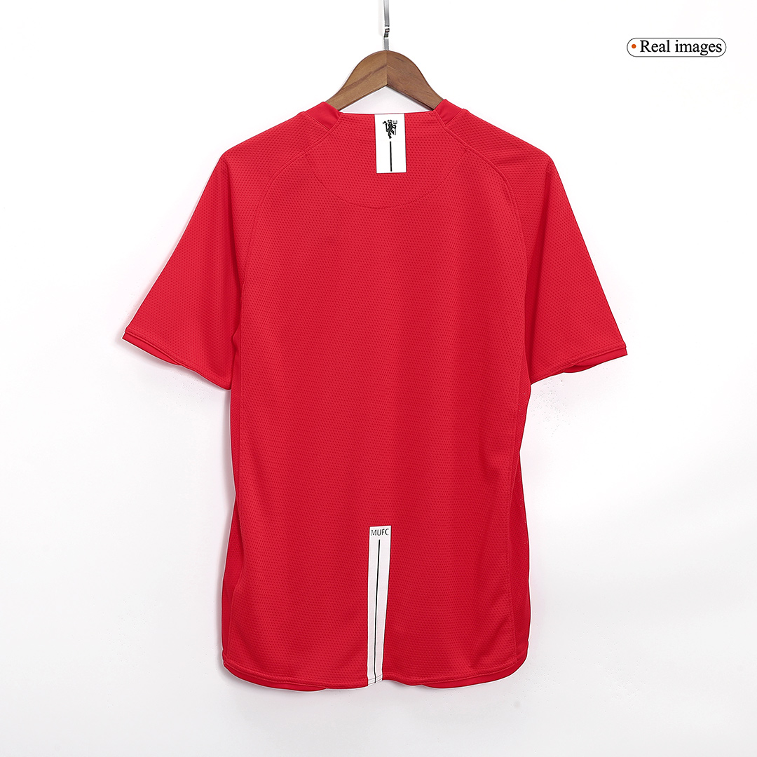 Retro Soccer Jersey Manchester United Home 2007/08 UCL - gogoalshop