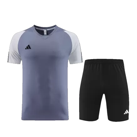 Customize Team Jersey Kit(Shirt+Short) Gray - gogoalshop