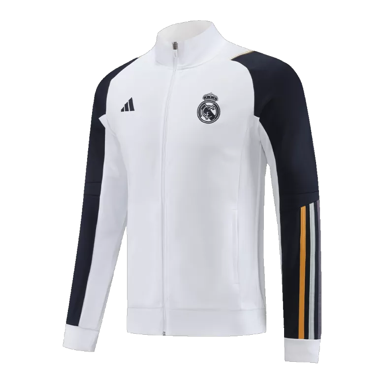 Real Madrid Jacket Tracksuit 2023/24 White - gogoalshop