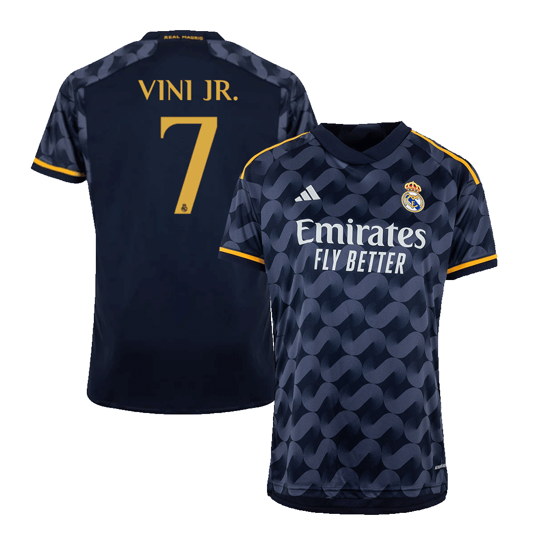 Maillot Real Madrid 2023/24 Vinicius Jr #7 - 3ème Kit Noir - Taille M - Excellent état