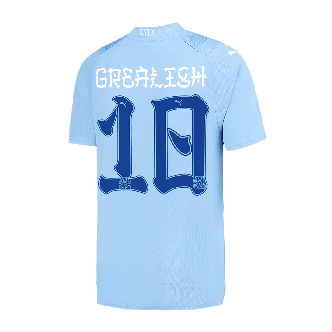 GREALISH #10 Manchester City Home Soccer Jersey 2023/24 - gogoalshop