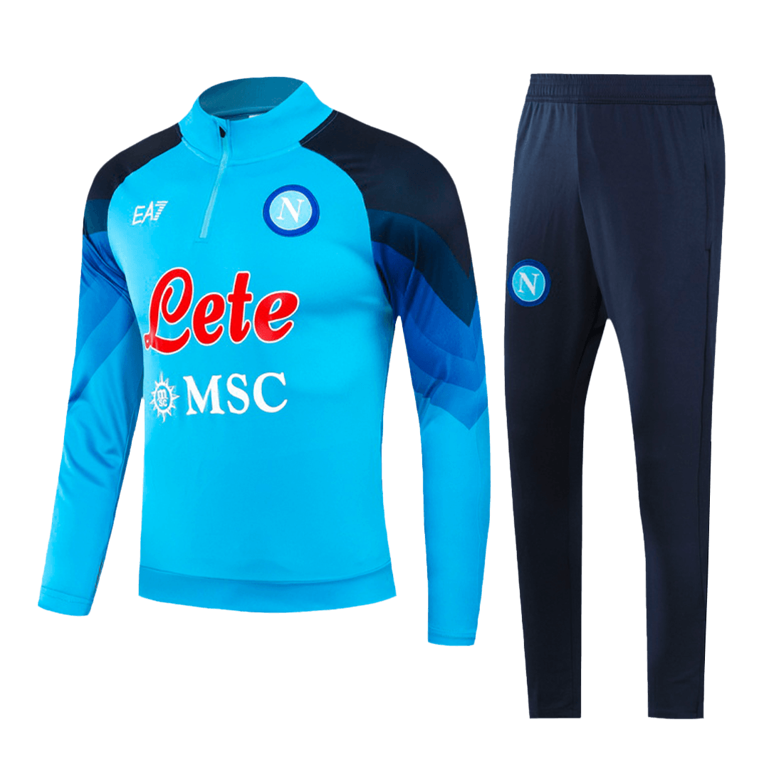 Napoli 1/4 Zip Tracksuit 2022/23 Blue