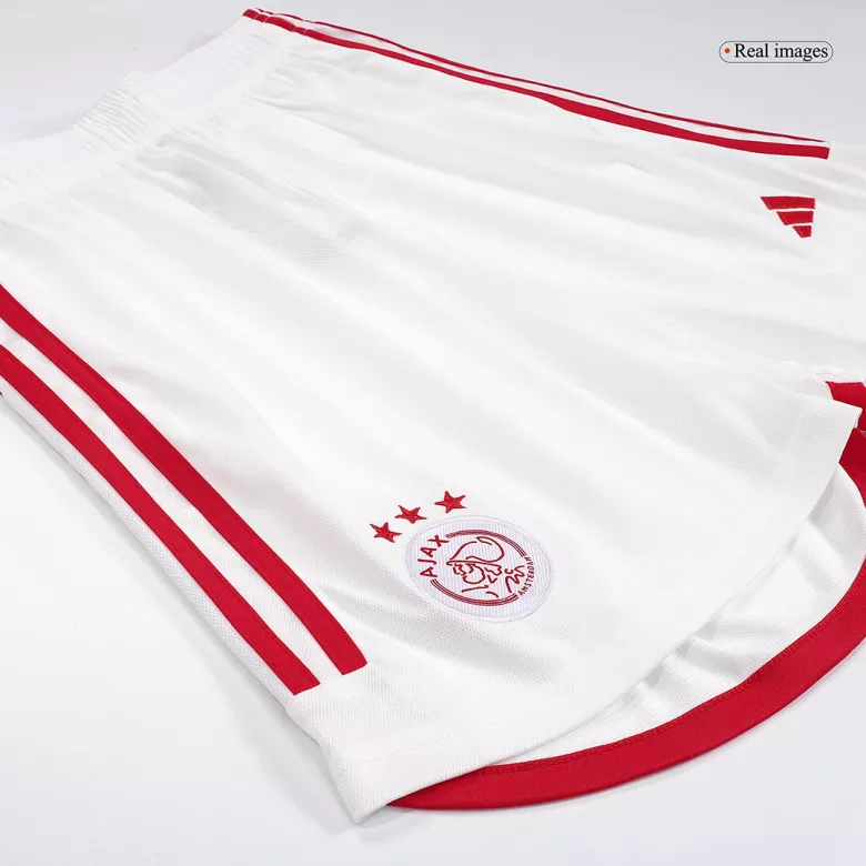 Ajax Home Soccer Shorts 2023/24 - gogoalshop