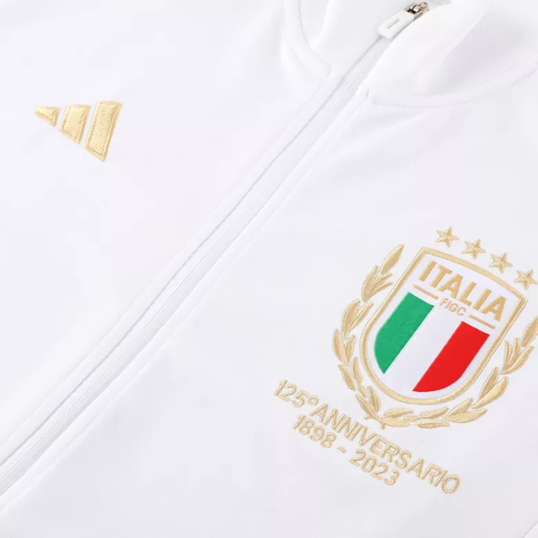 Italy Jacket Tracksuit 2023/24 White - gogoalshop