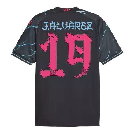 J.ALVAREZ #19 Manchester City Japanese Tour Printing Third Away Jersey 2023/24 - gogoalshop