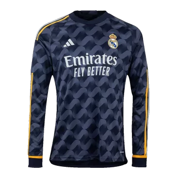 Real Madrid Away Long Sleeve Soccer Jersey 2023/24 - gogoalshop