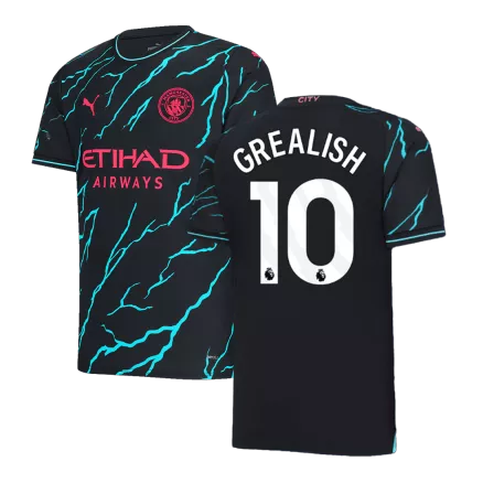 GREALISH #10 Manchester City Third Away Jersey 2023/24 - gogoalshop