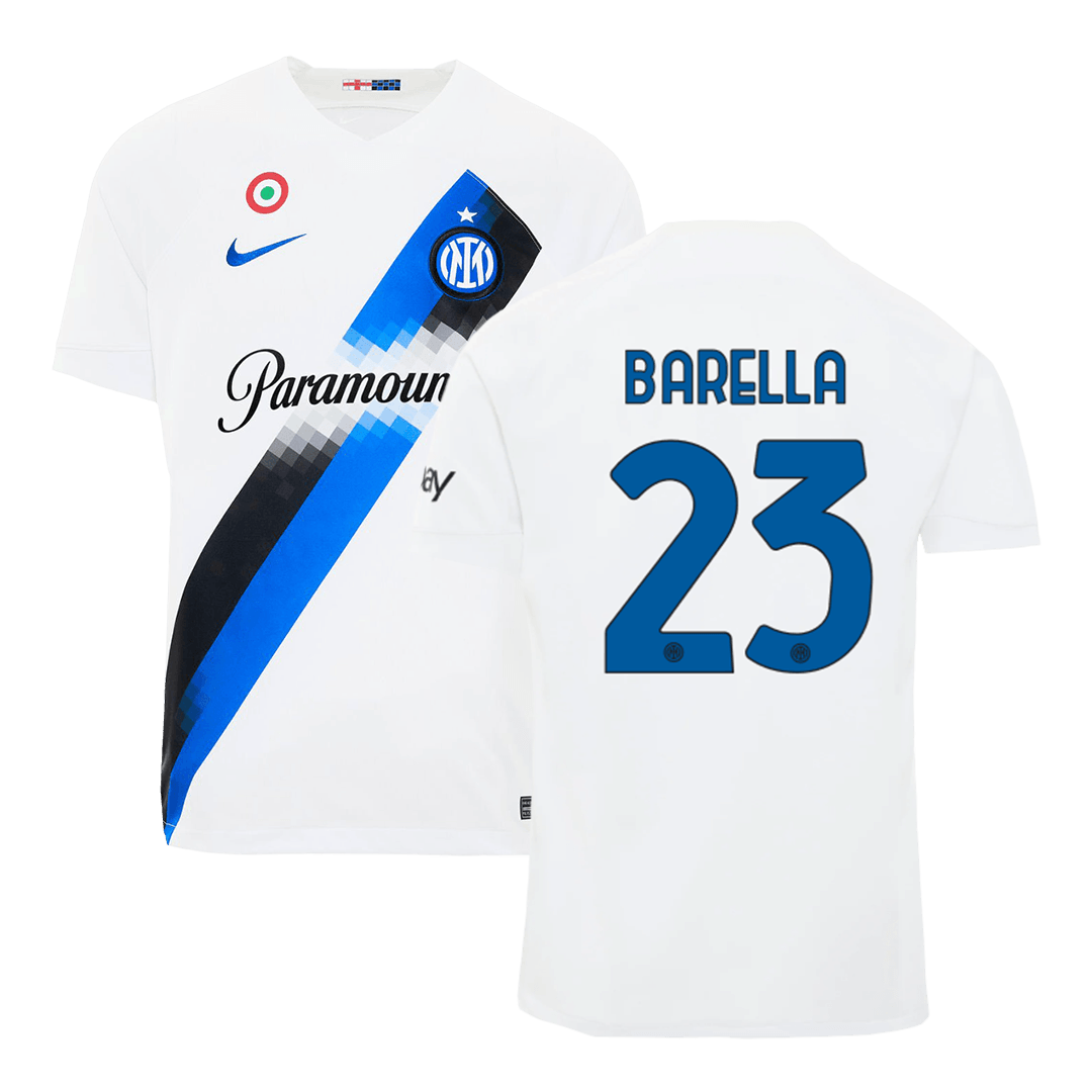 インテル・ミラノ BARELLA 23 ホーム アウェイ　オーセンティック BARELLA #23 Inter Milan Away Soccer Jersey 2023/24 | Gogoalshop