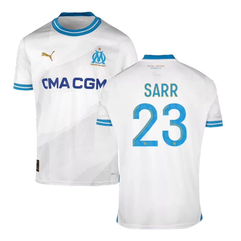 SARR #23 Marseille Home Soccer Jersey 2023/24 - gogoalshop