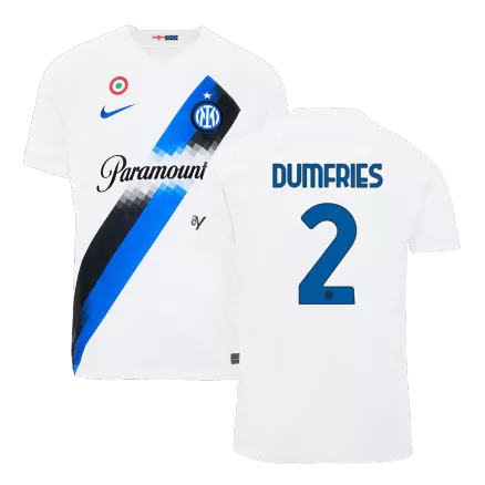 DUMFRIES #2 Inter Milan Away Soccer Jersey 2023/24 - gogoalshop