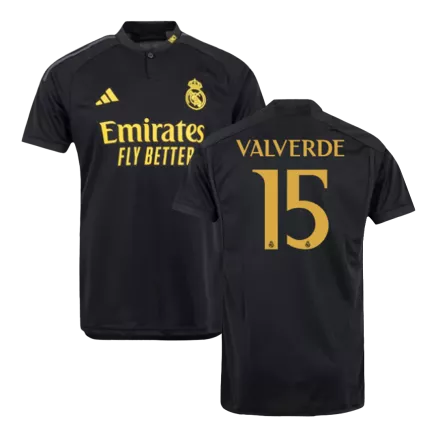 VALVERDE #15 Real Madrid Third Away Soccer Jersey 2023/24 - gogoalshop