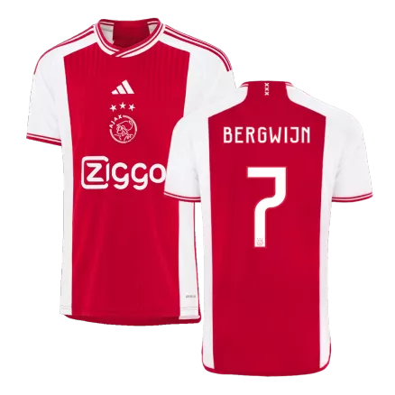 BERGWIJN #7 Ajax Home Soccer Jersey 2023/24 - gogoalshop