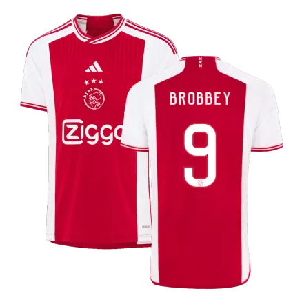 BROBBEY #9 Ajax Home Soccer Jersey 2023/24 - gogoalshop