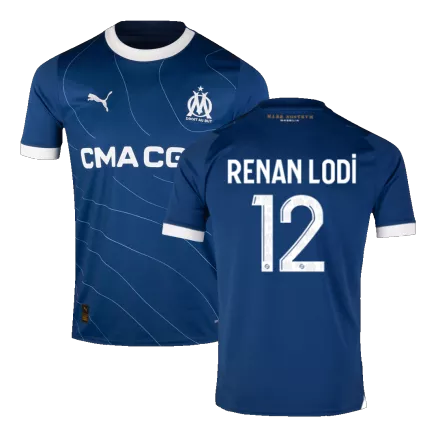 RENAN LODI #12 Marseille Away Soccer Jersey 2023/24 - gogoalshop