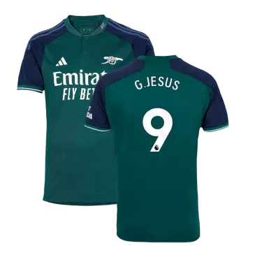 G.JESUS #9 Arsenal Third Away Soccer Jersey 2023/24 - gogoalshop