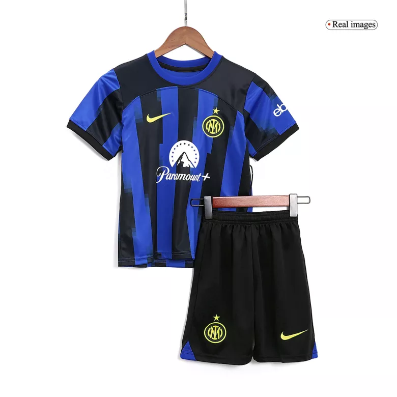 Kids Inter Milan Home Soccer Jersey 2023/24 - Discount - gogoalshop