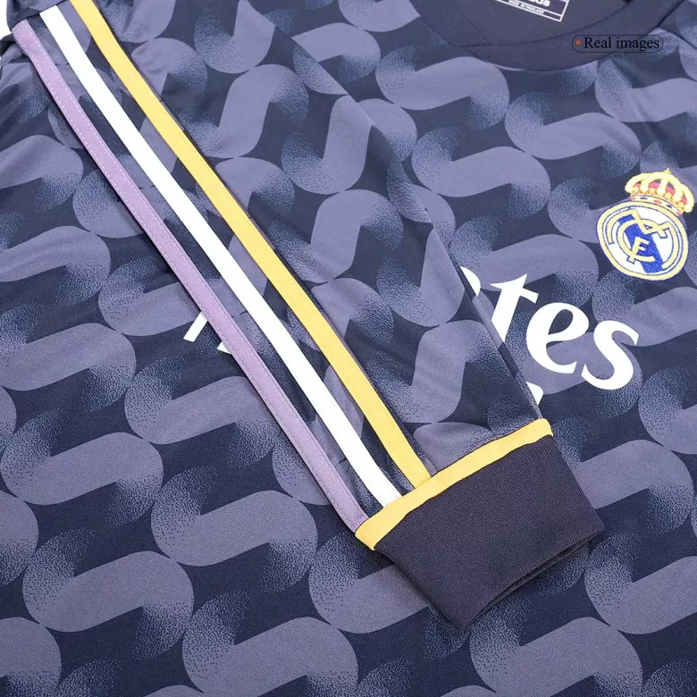 Real Madrid Away Long Sleeve Soccer Jersey 2023/24 - gogoalshop