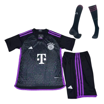 Bayern Munich Away Kids Soccer Jerseys Full Kit 2023/24 - gogoalshop